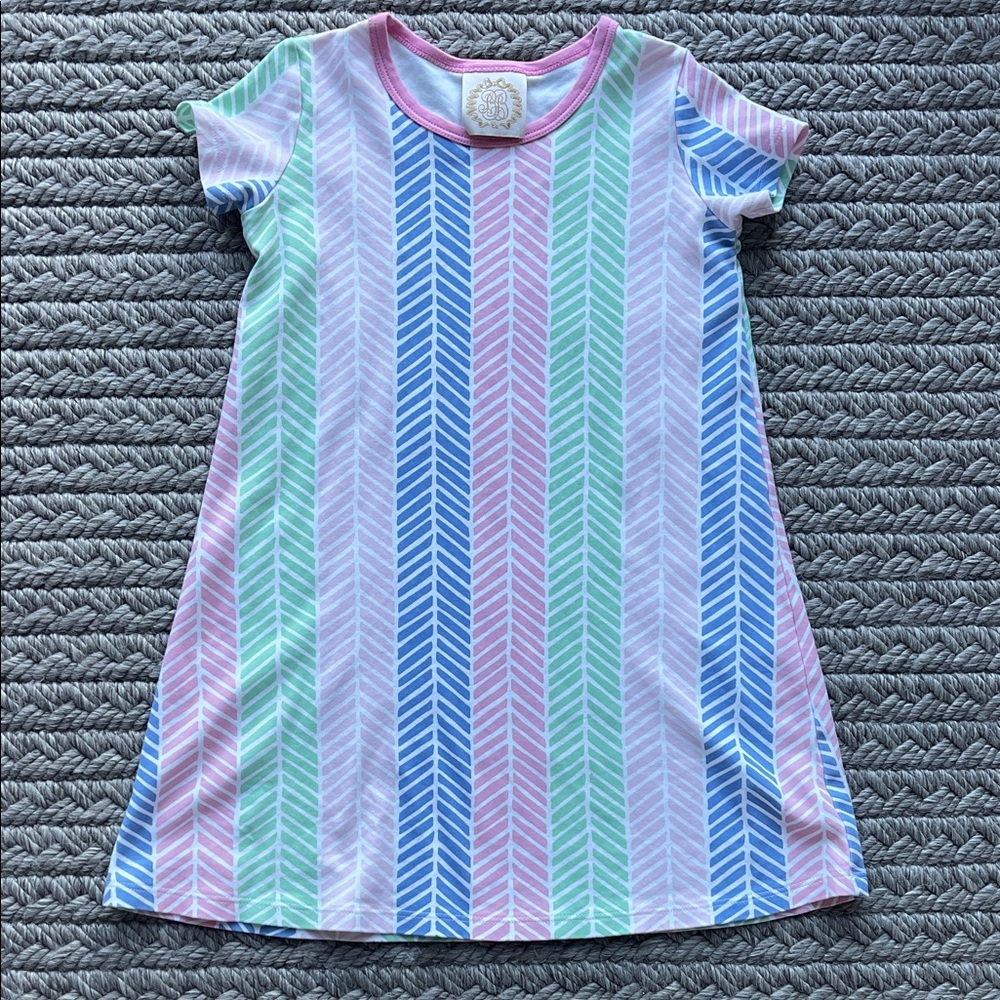 The Beaufort Bonnet Company Multicolor Striped Kids Dress